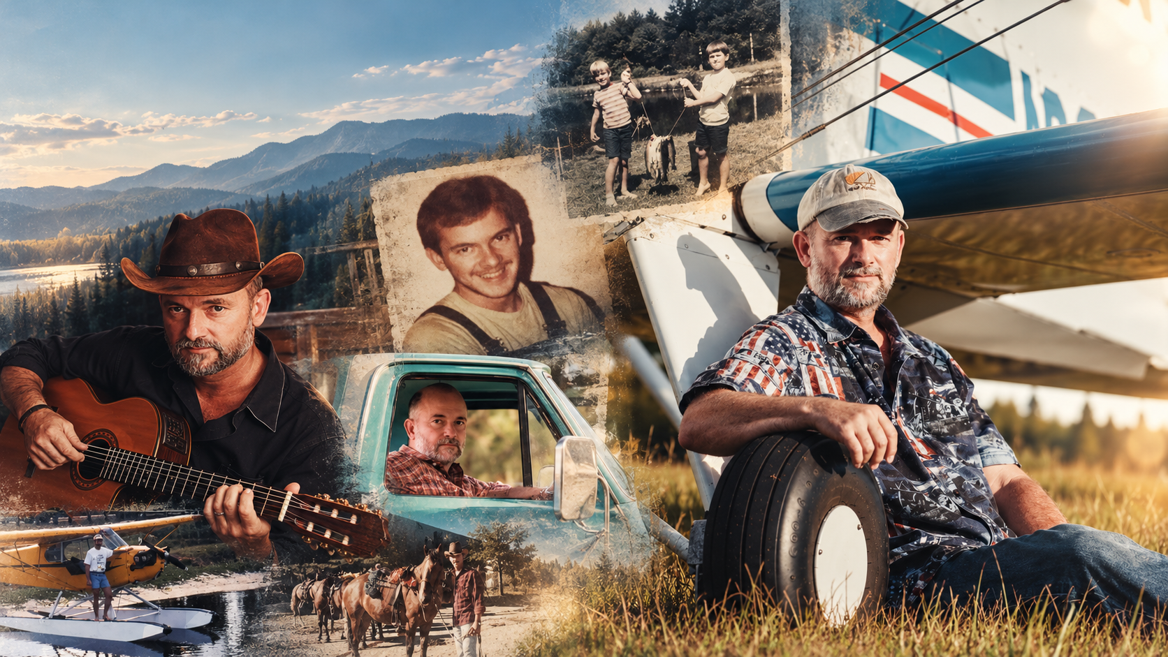 Ed Verner through the years, from childhood memories to music and flying